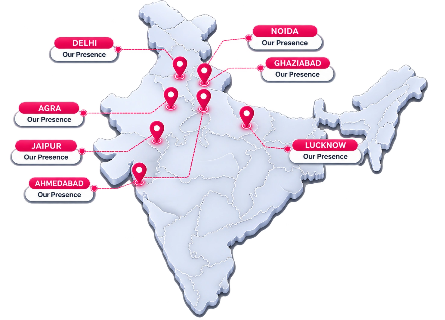 Gray India Presence Across India